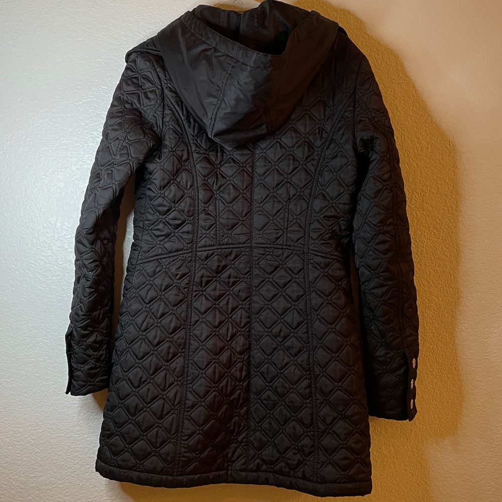 Laundry By Shelli Segal Black Quilted Puffer Coat size S - Picture 7 of 11